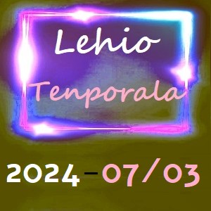 LEHIO TENPORALA 2024/07/03 : Kirmen Uribe « Bitartean heldu eskutik » irakurketa antzeztua  15 minutes ago