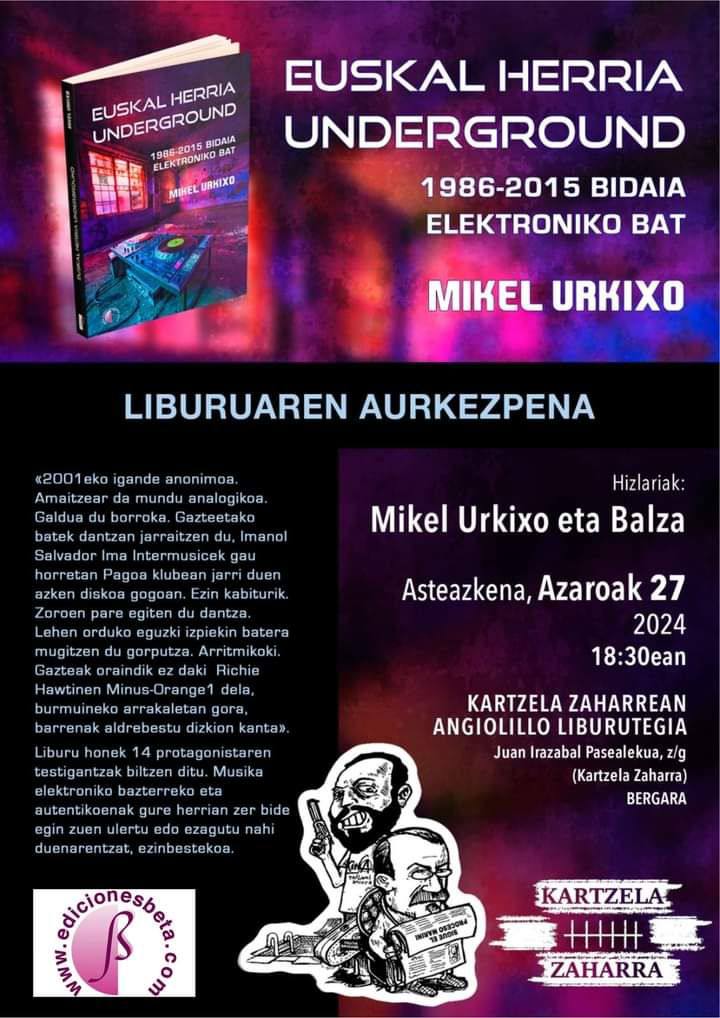 Kartzela Zaharreko Hotsak: EH Underground 1986-2015 bidaia elektroniko bat.