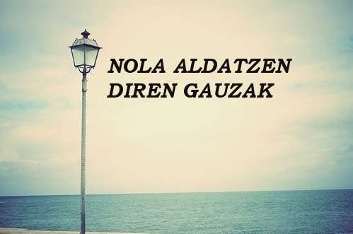 NOLA ALDATZEN DIREN GAUZAK #223 Okiltza zuzena