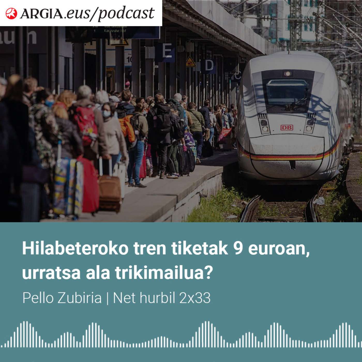 Alemanian, 9 euroko tiketa: garraio publikoa biziberritzeko urratsa ala jendeen haserrea baretzeko trikimailua?