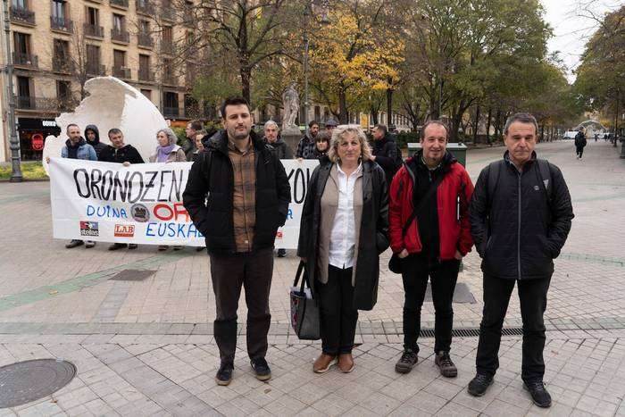 Oronozko Lanbide Eskola berriaren obrak atzeratu izana salatu dute hezkuntzako eragileek